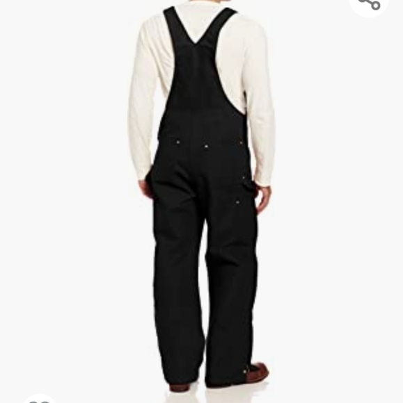 Carhartt Men's Zip To Thigh Bib Overall Unlined - Picture 2 of 6